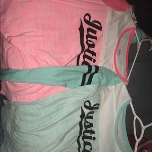 Justice shirts